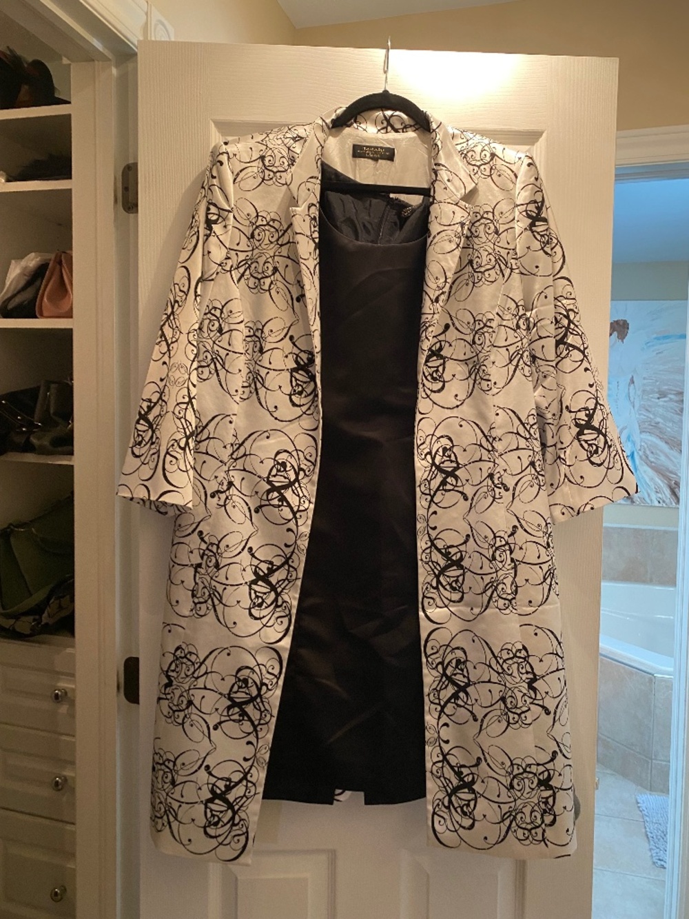 Elegant Black Dress and Jacket